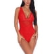 thumbnail image 4 of Mono sexy mono de cosplay suave mono de tela con pantalla de encaje para mujeres adultas, rojo, s Guardurnaity XX000036-05, 4 of 7