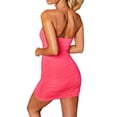 thumbnail image 3 of VISgogo Vestido ajustado sin mangas para mujer, vestido ajustado fruncido de color sólido, estilo callejero de verano de una pieza VISgogo moda, 3 of 9