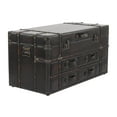 thumbnail image 6 of DecMode Vintage Wood Trunk Inspired Brown Coffee Table with Storage, 40"W x 21"H, 6 of 13