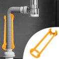 thumbnail image 5 of Basin Wrench,7 Sizes Faucet Sink Wrench For Tight Spaces,Four-Jaw Hex Wrench Sink Crescent Plumbing Wrench Tool Kit,Multifunctional Pipe Interface Wrench For Kitchen Toilet Bathroom, 5 of 5