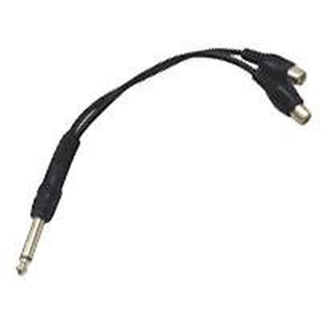 Hosa YPR 103 - Audio cable - 6 in - black