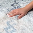 thumbnail image 3 of Addison Rugs Dream Shag Premium Machine Washable Transitional Tribal Blue Rectangle Rug, 9' x 12', 3 of 8