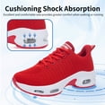 thumbnail image 3 of JOYFON Women Running Shoes Tennis Athletic Sneakers Cushioned Non Slip Lightweight Walking Shoes Red Size 11, 3 of 6