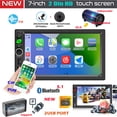 thumbnail image 3 of Scienceny Universal Dual DIN coche estéreo sonido MP5 reproductor RCA salida 87,5-108,0 Mhz Control remoto USB pantalla táctil accesorio Combinaciones de reproductor de DVD/TV para coche Scienceny VI015529-00B, 3 of 6