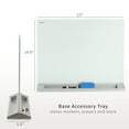 thumbnail image 4 of VIVO Glass Dry Erase Board Desktop Divider | 23" x 19" Whiteboard Partition, 4 of 8