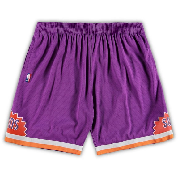 Men's Mitchell & Ness Purple Phoenix Suns Big & Tall Hardwood Classics Team Swingman Shorts