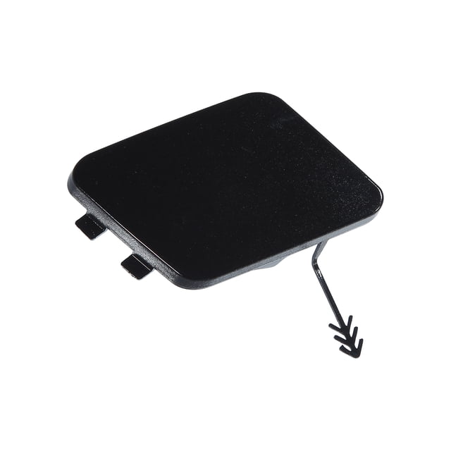 Delantero Parachoques Remolque Gancho Cubierta para Audi Q3 - 1 Unidad Negro