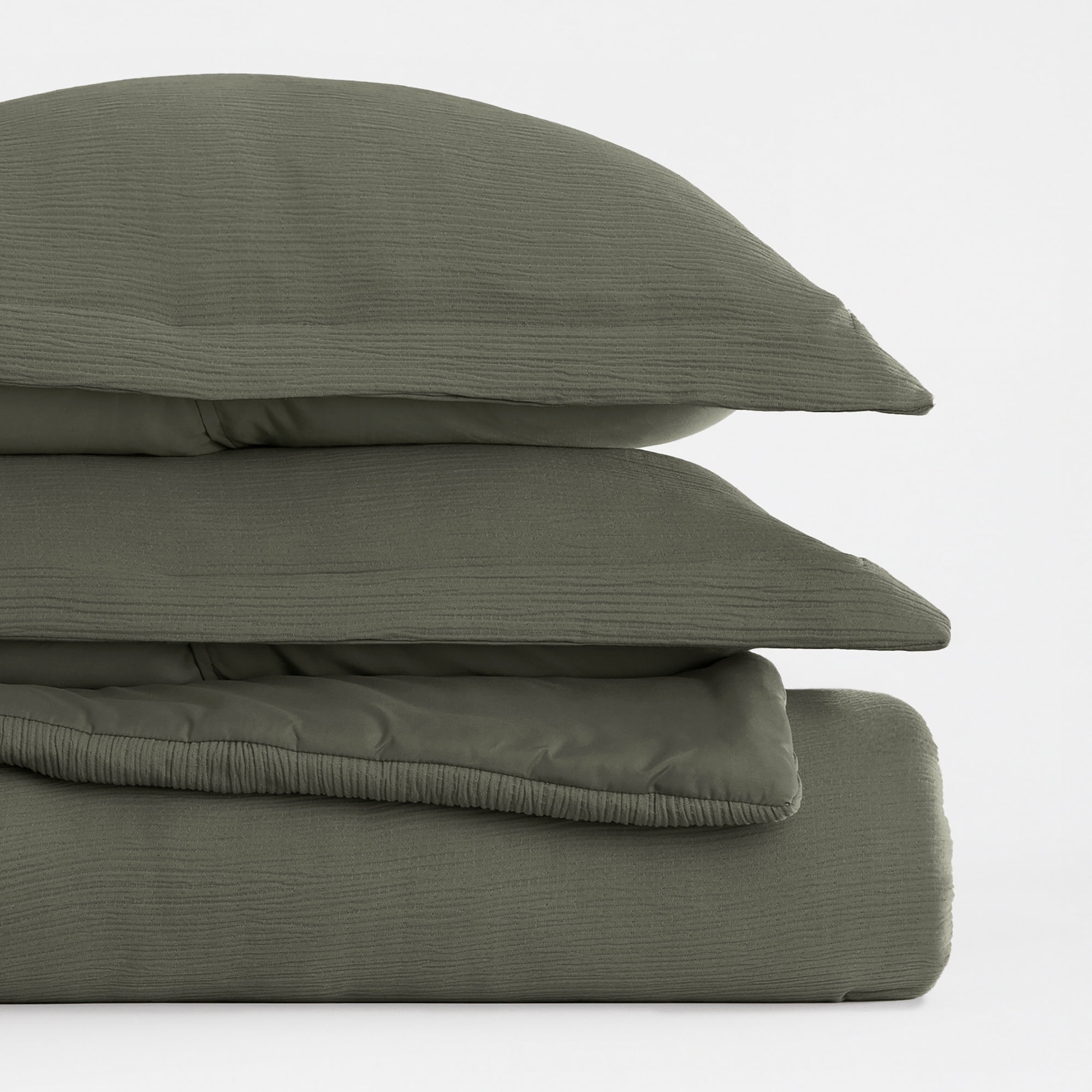 Cloud Weave Textured Comforter Set Plush All-Season Down Alternative Bedding - Comfort Canopy