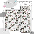 thumbnail image 5 of Dog Pattern with Hearts Toddler Nap Mats for Kids Preschool,Sleeping Mat Bag or Kids,Toddler Sleeping Bag,Toddler Nap Mat or Daycare, 5 of 6