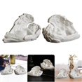 thumbnail image 3 of Resin White Angel Statue Desktop Decor Collection Window countertop, shelves, Props Christmas lie down right think, 3 of 8