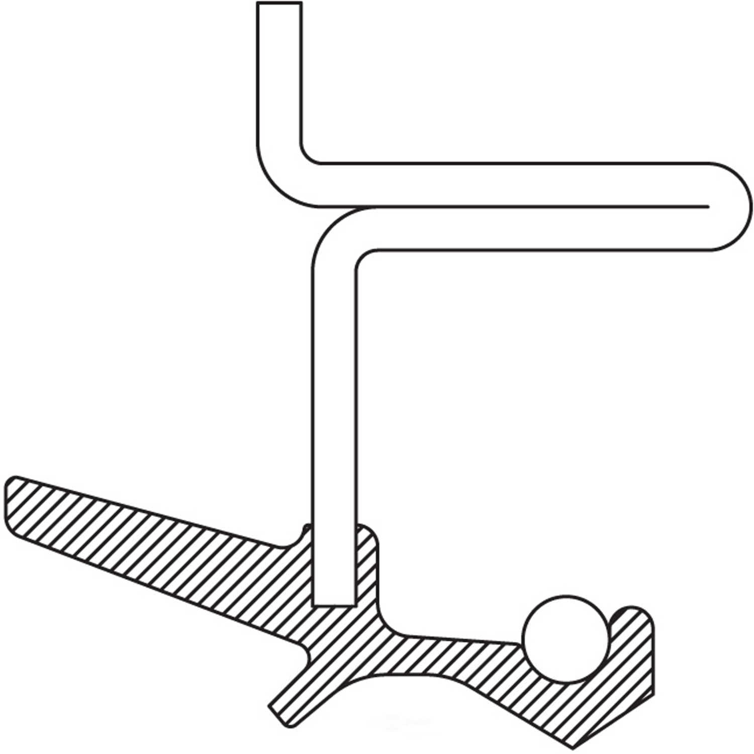 National 711106 Auto Trans Ext. Housing Seal