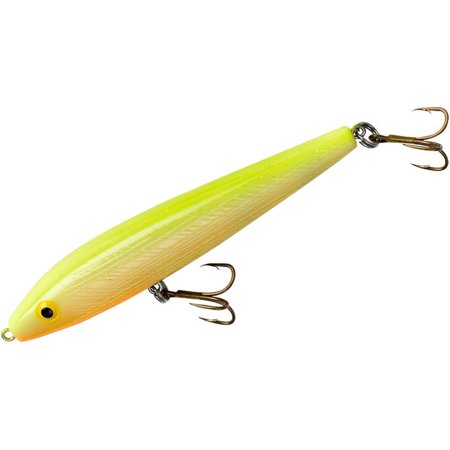 UPC: 0020554060992 | Rebel T10 Jumpin Minnow 3/8 oz Fishing Lure – Bone/Chartreuse Back Orange Belly