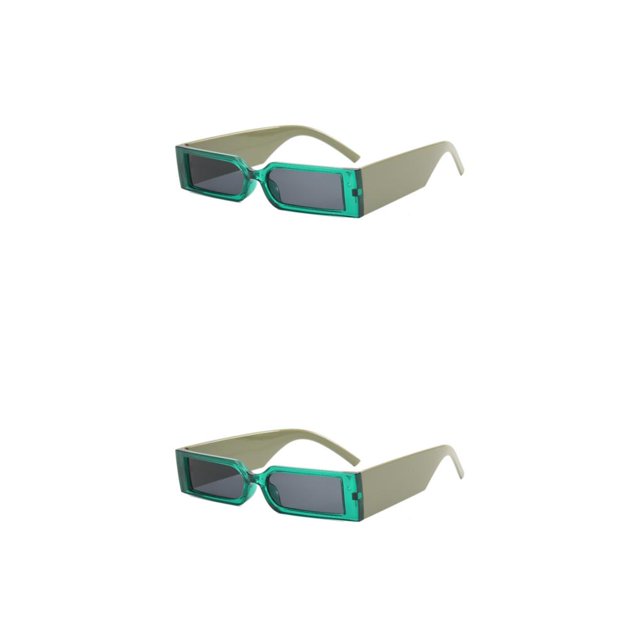 Guardurnaity Gafas de sol rectangulares, gafas de moda para mujer, gafas antisol, gafas ligeras a prueba de sol, gafas cuadradas Type3 NO3