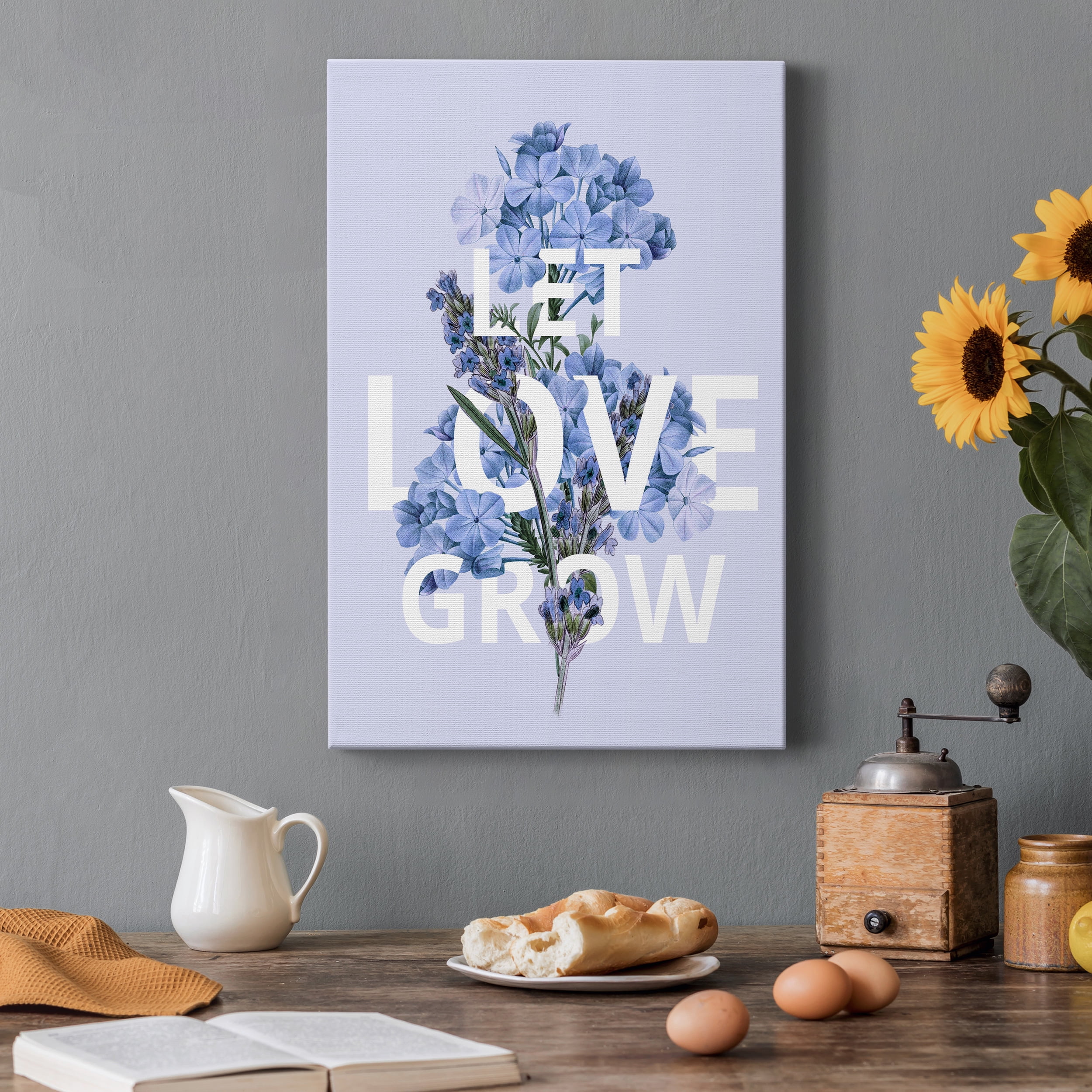 Let Love Grow Premium Gallery Wrapped Canvas - Ready to Hang - 18 x 27