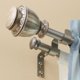 thumbnail image 5 of Soporte de barra de cortina de hierro ajustable Farfi con gancho fijo (gris), 5 of 8
