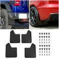 thumbnail image 2 of 4pcs Adjustable Mud Flaps Weather Resistant Splash Guards For Car SUVs Long Lasting Use Rural Drives Simple Installation, 2 of 8