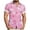 Pink, variant on DPTALR Men's Casual Fashion Printed Shirt,Short Sleeve,Turn-Down Collar,Button-Front Closure,Purple,Big and Tall Man XXXXL