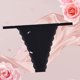 thumbnail image 3 of Gibobby Tangas de sexy mujer Calzoncillos Patchwork Color Ropa interior Bragas Bikini Sólido Calzoncillos para mujer Bragas Regalo de Navidad 1 pieza(Negro,M), 3 of 4