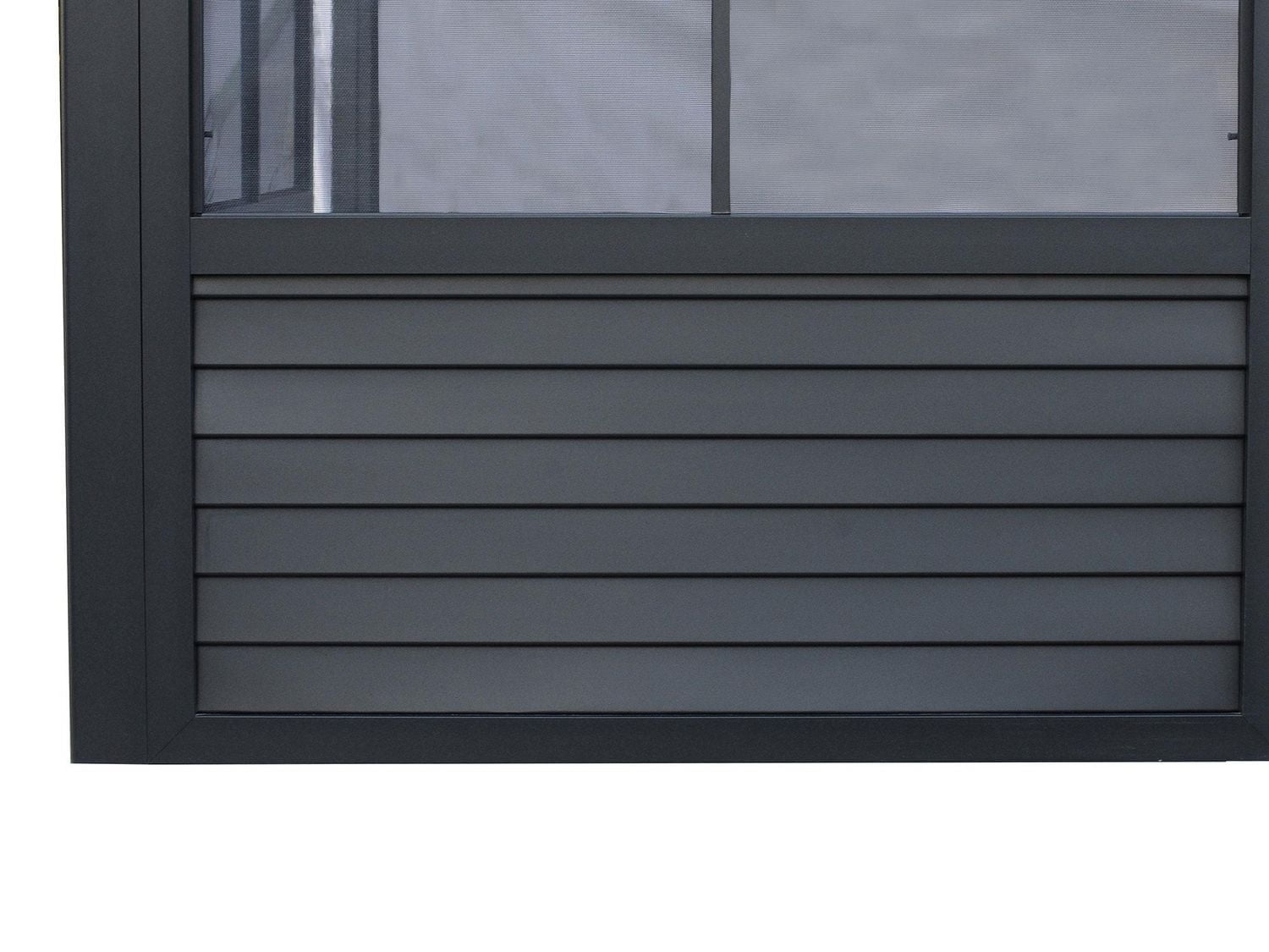 Gazebo Penguin Florence Ajouter Une Pièce 8 ft. x 12 ft. en Noir