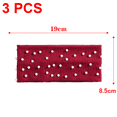 thumbnail image 2 of Diadema de punto elástico de perlas - Orejeras de diadema de punto de 3 piezas Cubierta de cabeza de corchet sólido Adepaton CPB-DE-LYY1054-6, 2 of 5