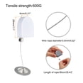 thumbnail image 2 of Uxcell Retractable Security Cable Lock,Remote Control Security Lock Round,for TV,Hardware Cable Lock 1Set White 35.43", 2 of 6