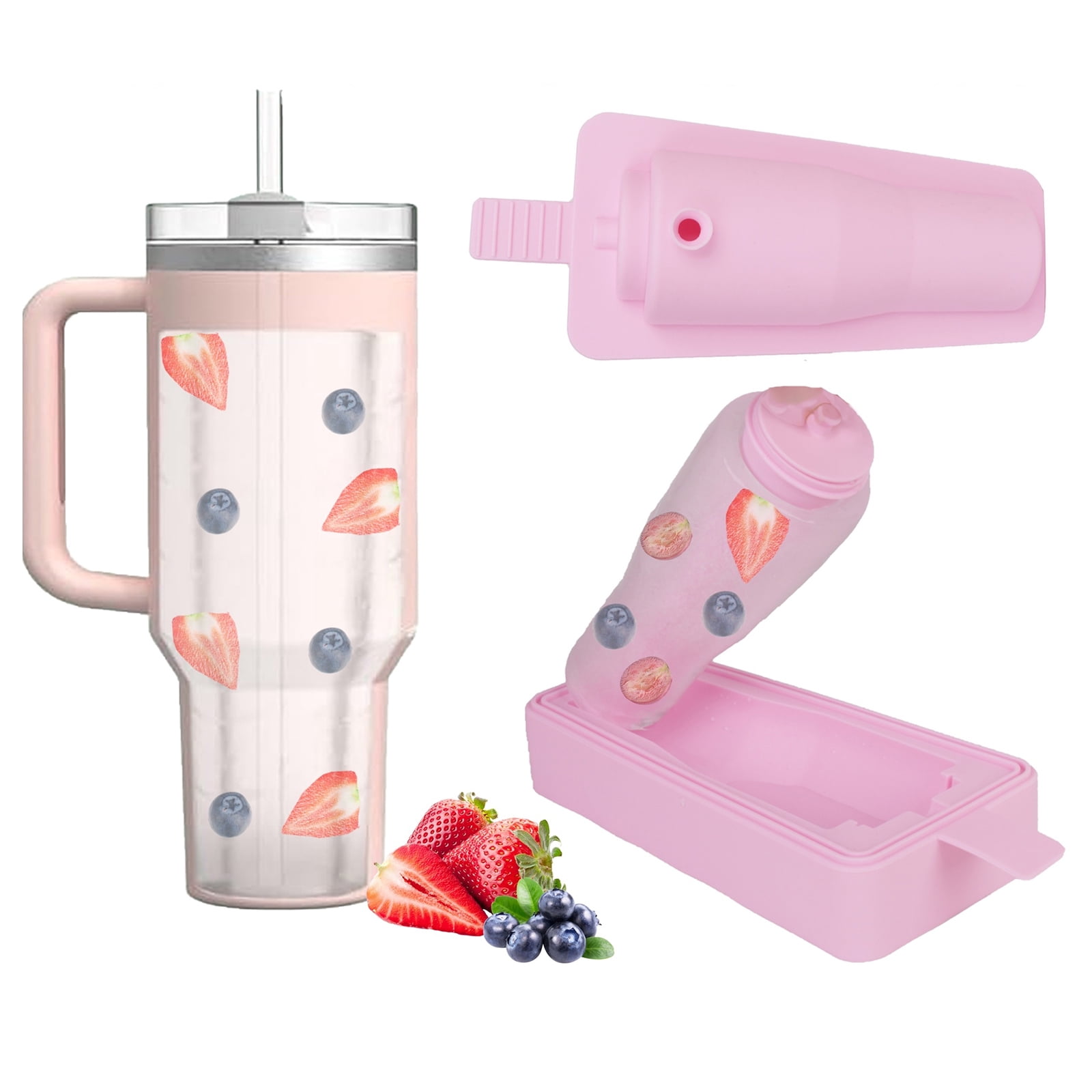 Flexible Silicone Ice Cubes Making Mold with Lid Drink Chilling Tray Ice Mould for Party Enthusiasts and Home Use