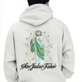 thumbnail image 3 of Saint Jude San Judas Tadeo Back Print Hoodie – Unisex Catholic Faith Pullover, Devotion Gift for Men and Women, 3 of 7