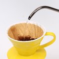 thumbnail image 3 of bedienty 40PCS Cone -Shape Coffee Filter Paper 1 -2 Cone Cup Dripper Coffee Filters Cups Coffee Drip Tools Paper Filters, 3 of 6