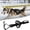 Black, variant on Dog Pulling Harness, Reflective X-Back Mushing Harness, Adjustable Weight Dog Sled Harness for Sledding, Bikejoring, Skijoring, Scootering, Canicross, Running (Red, L)