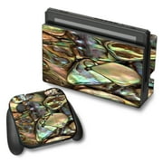 Skin Decal For Nintendo Switch Vinyl Wrap / Gold Abalone Shell Large