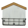 thumbnail image 4 of House Shaped Business Card Holder Metal and Wood, 4 of 4