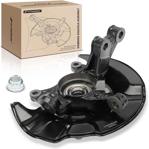 A-Premium Wheel Hub Bearing and Knuckle Assembly Compatible with Toyota Corolla Matrix 2009-2013 1.8L 2.4L Front Right