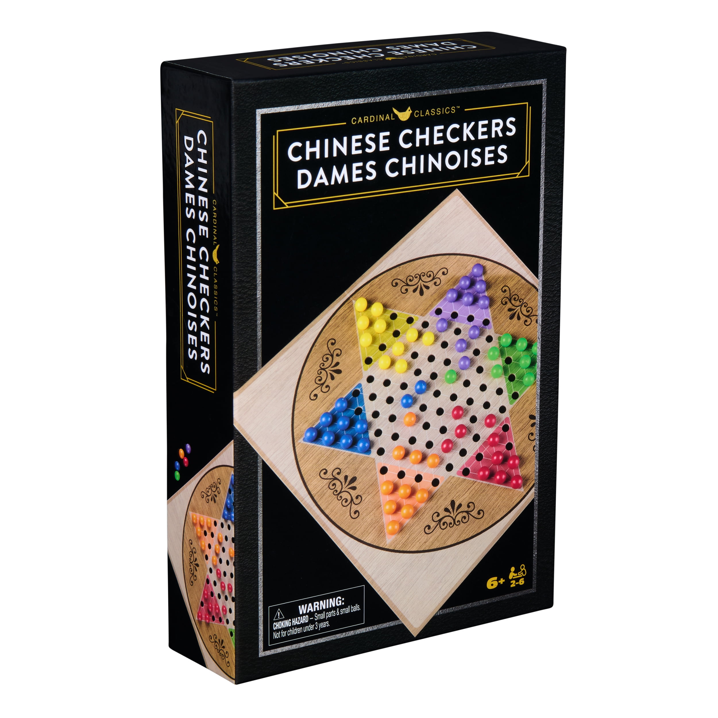 Spin Master Games, Cardinal Classics Chinese Checkers, Walmart Exclusive, 2-4 Players, for Ages 8 & Up