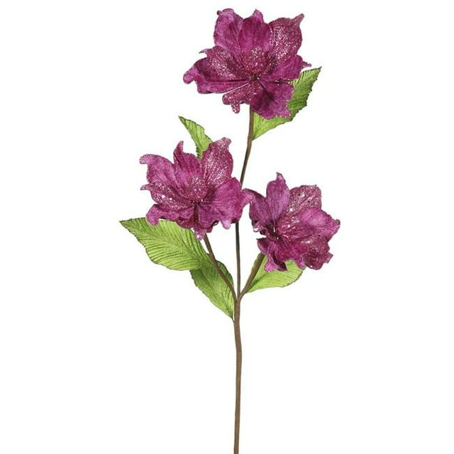 Mauve Magnolia X3 Fleur&44; 33 & 4 Po.