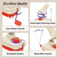 thumbnail image 5 of Yarn Bale Winder, Manual Warp Fiber Wool Winder Family Wool Spooling Machines, 5 of 5