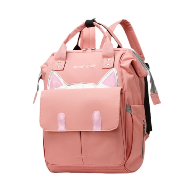 Mochila para pañales de bebé Strade Fareast Limited impermeable para mamá para acampar Rosa