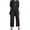 Black, variant on Joernso 3 Pcs/Set Women Coat Vest Pants Set Long Sleeve Cardigan O Neck Sleeveless Vest Elastic Waist Wide Leg Trousers Casual Loose Pantsuit Fall Spring Daily Wear Outfit