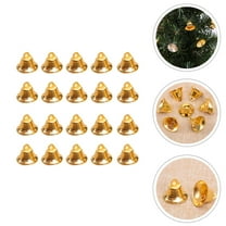 PTOOTP Sturdy Iron Bell Pendant for Hanging Christmas Ornaments 100Pcs