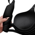 thumbnail image 4 of Bixock Balconette Bras for Women,Women's Bras Solid Color Thin Wireless Push up Breathable Seamless Everyday Bras, 4 of 6
