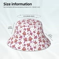 thumbnail image 3 of Balery Purple Mushroom Sombreros para el sol para hombre y mujer, sombrero de pescador con UPF 50+, 3 of 6
