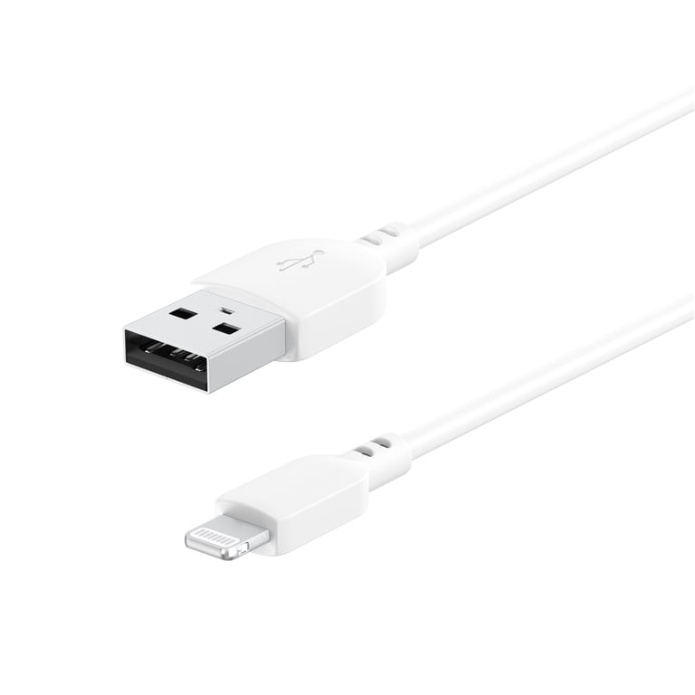 onn. Lightning to USB Charging Cable 3ft 2-Pack photo 3