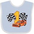 thumbnail image 3 of Inktastic Number One Race Car Boys or Girls Baby Bib, 3 of 4