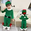 thumbnail image 6 of BULLPIANO Baby Girl Christmas Outfit Solid Color Long Sleeve Tops Flare Pants Set Cute Toddler Clothes, Size 2-3Y, 6 of 9