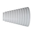 thumbnail image 1 of OUNONA Multifunctional White Duct Inline Increaser Connector Plastic Vent Adapter for Home, 1 of 8