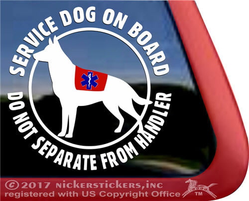 Good Shepherd Rescue German Shepherd Texas Flag Vinyl Window Decal Sticker 