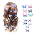 thumbnail image 1 of 12 Uds. Pin de mariposa, lazo, accesorios 3D DIY, pasadores de pelo de mariposa para fiesta de cumpleaños, 1 of 8
