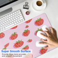 thumbnail image 4 of Stunning Large Gaming Mouse Pad with Chic Summer Fruits & Strawberry Leaves Print - Non-Slip, Mousemat Waterproof - 31.5x11.8 inch, 4 of 7