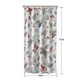 thumbnail image 5 of White Christmas Bird and Pine Pattern Shower Curtain 36"x72" ,Bathroom Decorative Shower Curtains Set with 12 Hooks,Modern Waterproof Washable Shower Curtain, 5 of 6