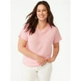 thumbnail image 5 of Free Assembly Women's Ringer Tee with Short Sleeves, Sizes XS-XXXL, 5 of 7
