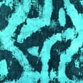 thumbnail image 1 of Ahgly Company Indoor Square Abstract Turquoise Blue Modern Area Rugs, 6' Square, 1 of 4